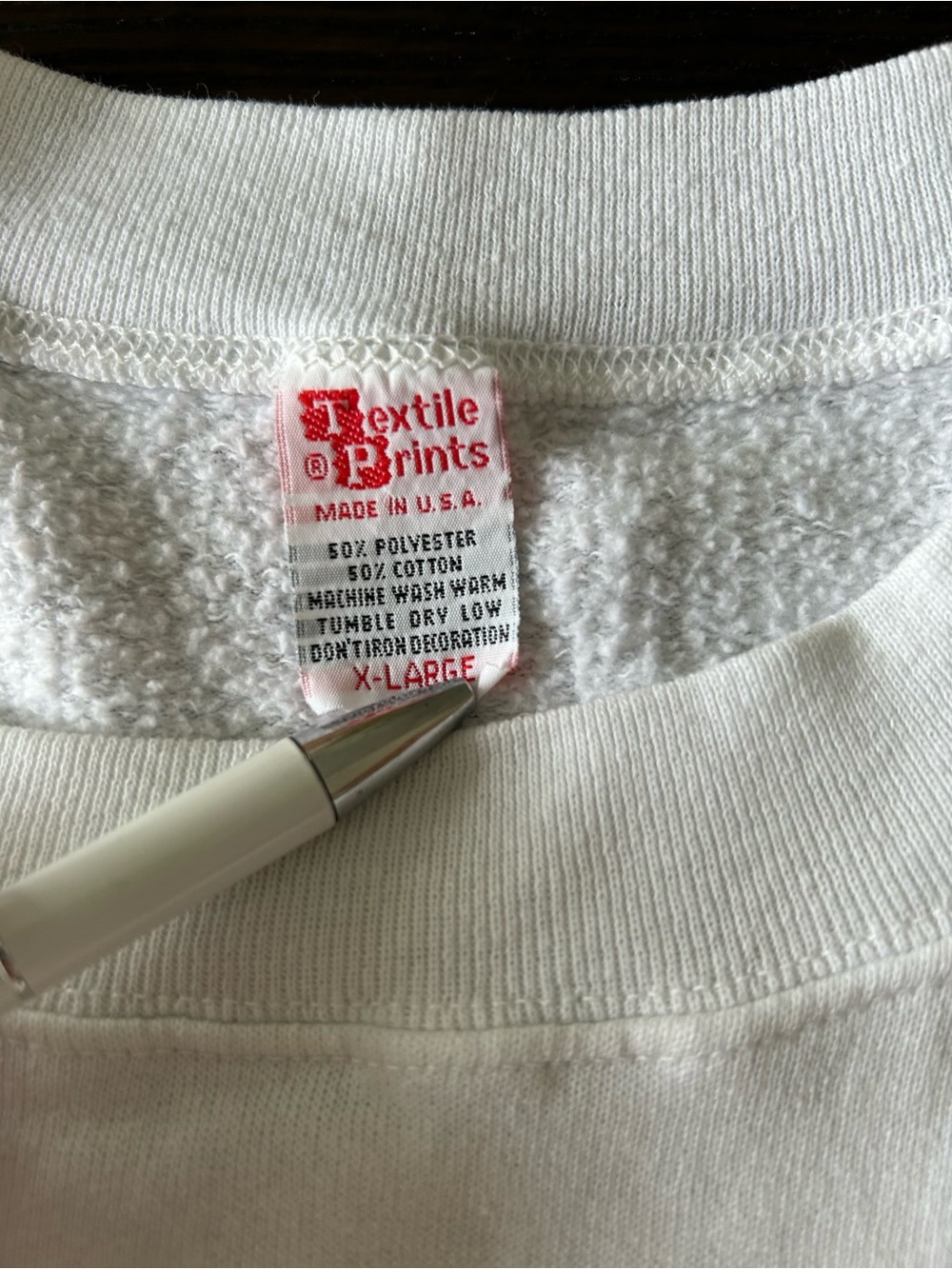 VTG 80’s M.I.T SWEATSHIRT SIZE XL - Picture 6 of 8